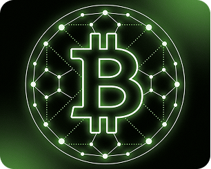 Icon representing cryptocurrencies and emerging digital assets